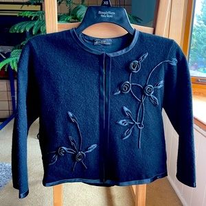 Vintage Anne Scott 100% Cashmere XS Cardigan